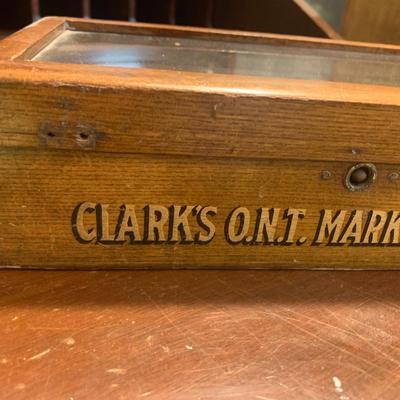 Antique Clark’s Spool Cabinet