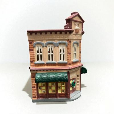 Sale Photo Thumbnail #303: Dept 56 Original Snow Village Bakery 5077-6.  Includes Box, Styrofoam Packer, Light Cord.  Excellent condition, no chips or scratches
Approximately 8.5" H X 6.5" W