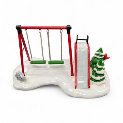 Sale Photo Thumbnail #320: Dept 56 Original Snow Village Winter Playground 5436-4  Includes Box and Styrofoam Packer.