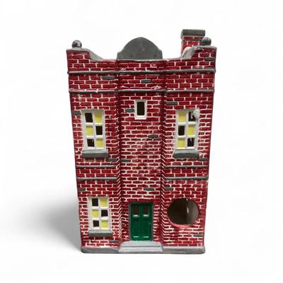 Sale Photo Thumbnail #329: Dept 56 Original Snow Village Antique Shop 51233.  Includes Light cord, box, and styrofoam packer.  Retired in 1989