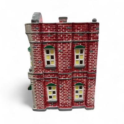 Sale Photo Thumbnail #330: Dept 56 Original Snow Village Antique Shop 51233.  Includes Light cord, box, and styrofoam packer.  Retired in 1989