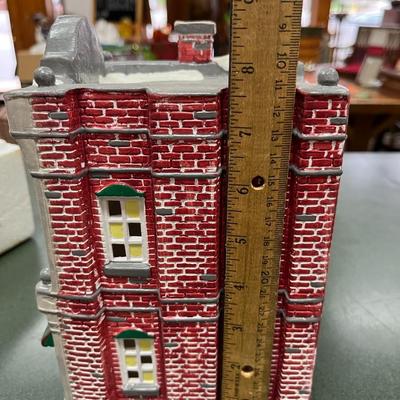 Sale Photo Thumbnail #332: Dept 56 Original Snow Village Antique Shop 51233.  Includes Light cord, box, and styrofoam packer.  Retired in 1989