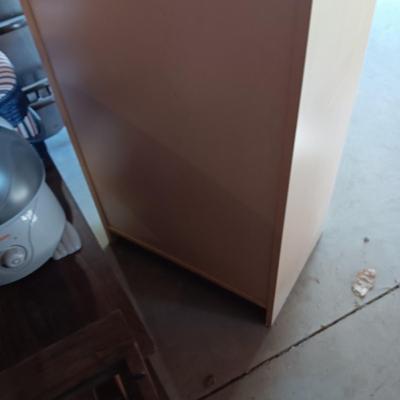 DISPLAY SHELF W/4" PLEXIGLASS ON EACH SHELF FRONT (TO KEEP THINGS FROM FALLING OFF)