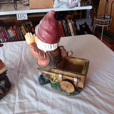 2 GARDEN GNOMES