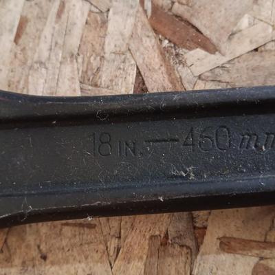 LARGE CRESCENT WRENCHES AND PIPE WRENCH