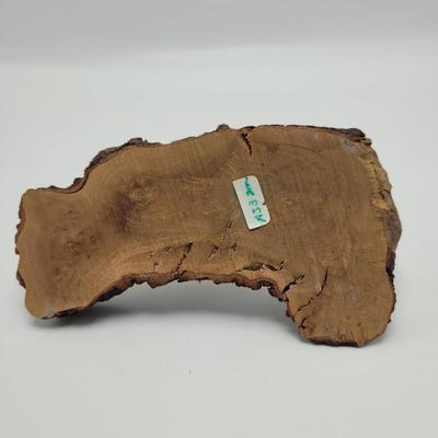 Two Quartz Agate in Wooden Displays (B2-EL)