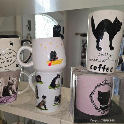 Cat mugs
