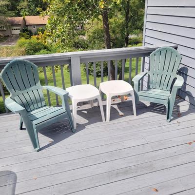 Outdoor Plastic Chairs and Tables (BD-EL)