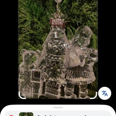 2014 WATERFORD CRYSTAL CHRISTMAS WONDERS COLLECTION