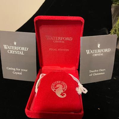 1995 WATERFORD CRYSTAL TWELVE DAYS OF CHRISTMAS