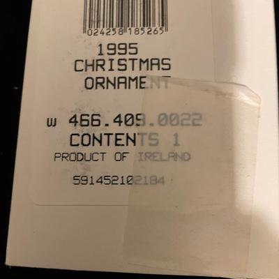 1995 WATERFORD CRYSTAL TWELVE DAYS OF CHRISTMAS