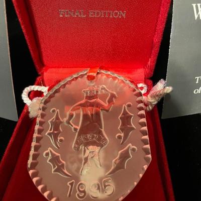 1995 WATERFORD CRYSTAL TWELVE DAYS OF CHRISTMAS
