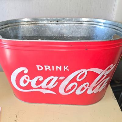 Retro style coke tin