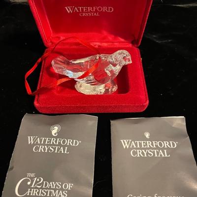 1996 WATERFORD CRYSTAL TWELVE DAYS OF CHRISTMAS COLLECTION