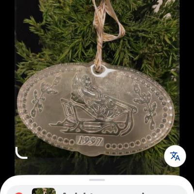 1997 WATERFORD CRYSTAL “SONGS OF CHRISTMAS COLLECTION