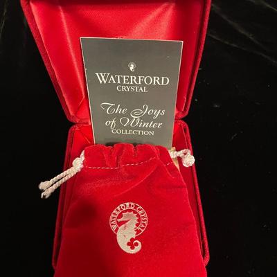 1999 WATERFORD CRYSTAL JOYS OF WINTER COLLECTION "SLEIGH RIDE"