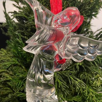 VINTAGE 2002 WATERFORD CRYSTAL ANGEL ORNAMENT