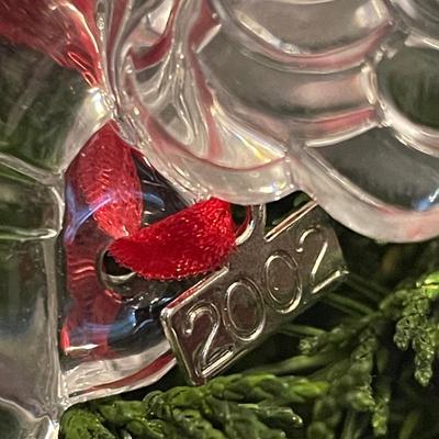 VINTAGE 2002 WATERFORD CRYSTAL ANGEL ORNAMENT