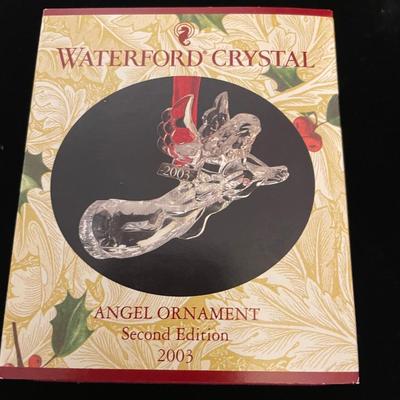 2003 WATERFORD CRYSTAL ANGEL ORNAMENT