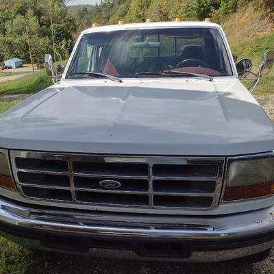 1997 Ford F250 Flat Bed Work Truck 7.3 Diesel Engine Automatic