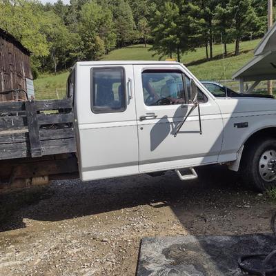 1997 Ford F250 Flat Bed Work Truck 7.3 Diesel Engine Automatic