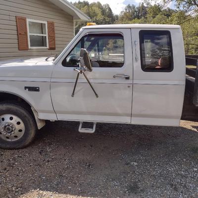 1997 Ford F250 Flat Bed Work Truck 7.3 Diesel Engine Automatic