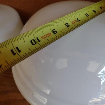 Set of Four New Opaque White Lamp Shades Various Sizes Choice B
