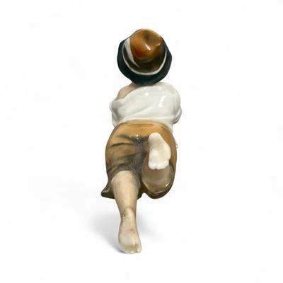Sale Photo Thumbnail #450: Vintage Karl Ens Volkstedt Boy Playing the Flute Figurine Approximately 5" long
