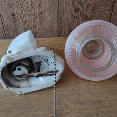 Vintage Deco Style Wall Sconce Light and Victorian Design Ceiling Light Shade