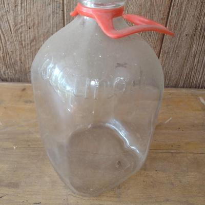 Vintage Biltmore Farms Dairy Gallon Square Glass Milk Bottle (#5)