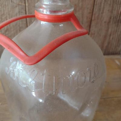 Vintage Biltmore Farms Dairy Gallon Square Glass Milk Bottle (#5)