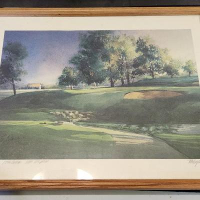 Sale Photo Thumbnail #175: Summer Tradition Golf Tom Lynch Signed Numbered Print Framed Matted