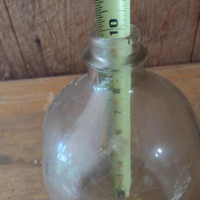 Vintage Painted Kalmia Dairy Hendersonville, NC One-Gallon Sized Glass Milk Bottle (#13)