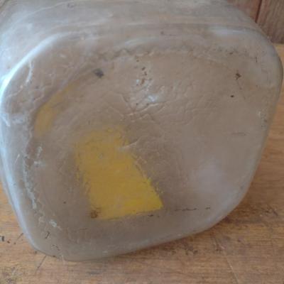 Vintage Painted Kalmia Dairy Hendersonville, NC One-Gallon Sized Glass Milk Bottle (#13)