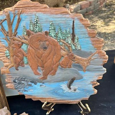 RUSTIC LOG CABIN TYPE DECOR