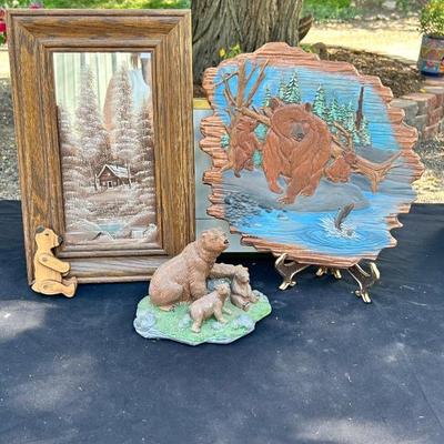 RUSTIC LOG CABIN TYPE DECOR