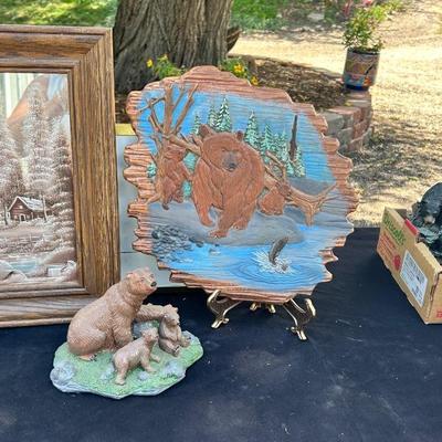 RUSTIC LOG CABIN TYPE DECOR