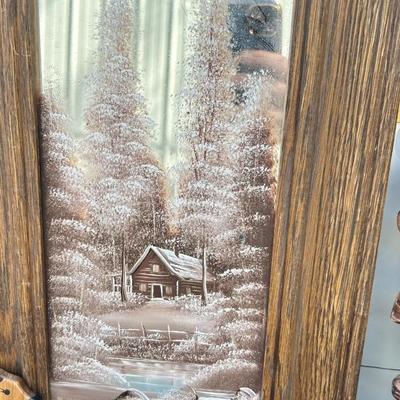 RUSTIC LOG CABIN TYPE DECOR