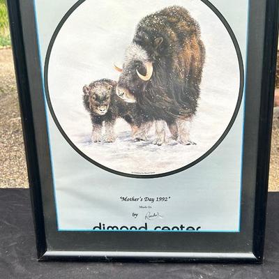 CHIEF SLOW BULL AND CHIEF JOSEPH PRINTS, BUFFALO STATUE AND MORE