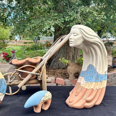 NATIVE AMERICAN STYLE ART POTTERY