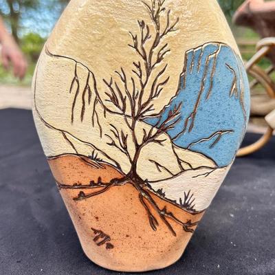 NATIVE AMERICAN STYLE ART POTTERY