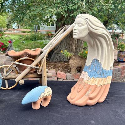 NATIVE AMERICAN STYLE ART POTTERY