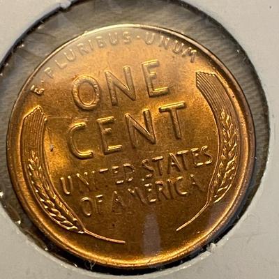 1983 S UNCIRCULATED PENNY 1962 PROOF PENNY