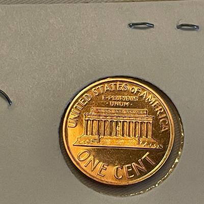 1983 S UNCIRCULATED PENNY 1962 PROOF PENNY