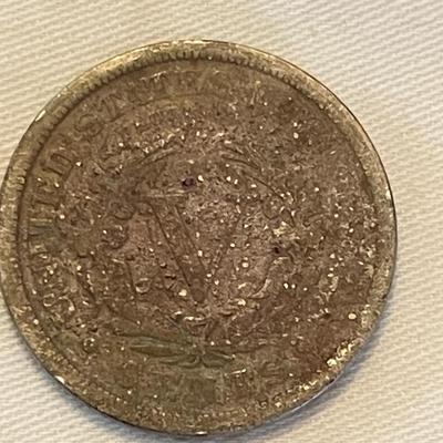 1905. 1906. 1906. LIBERTY HEAD NICKEL “V”