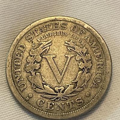 1912. D FIVE CENT NICKEL G. 1912 D FIVE CENT NICKEL. VG