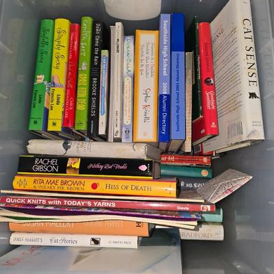 Large tote of books