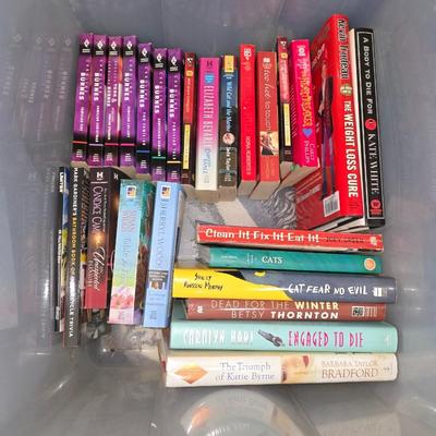 Large tote of books