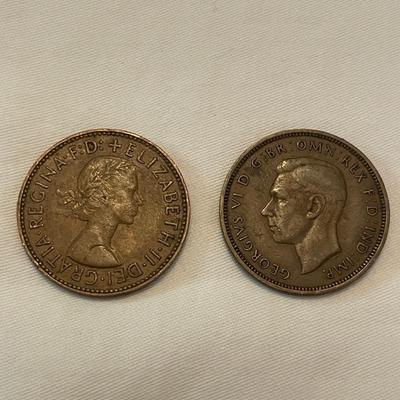 1960 HALF PENNY. 1948. HALF PENNY