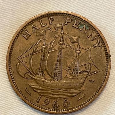 1960 HALF PENNY. 1948. HALF PENNY